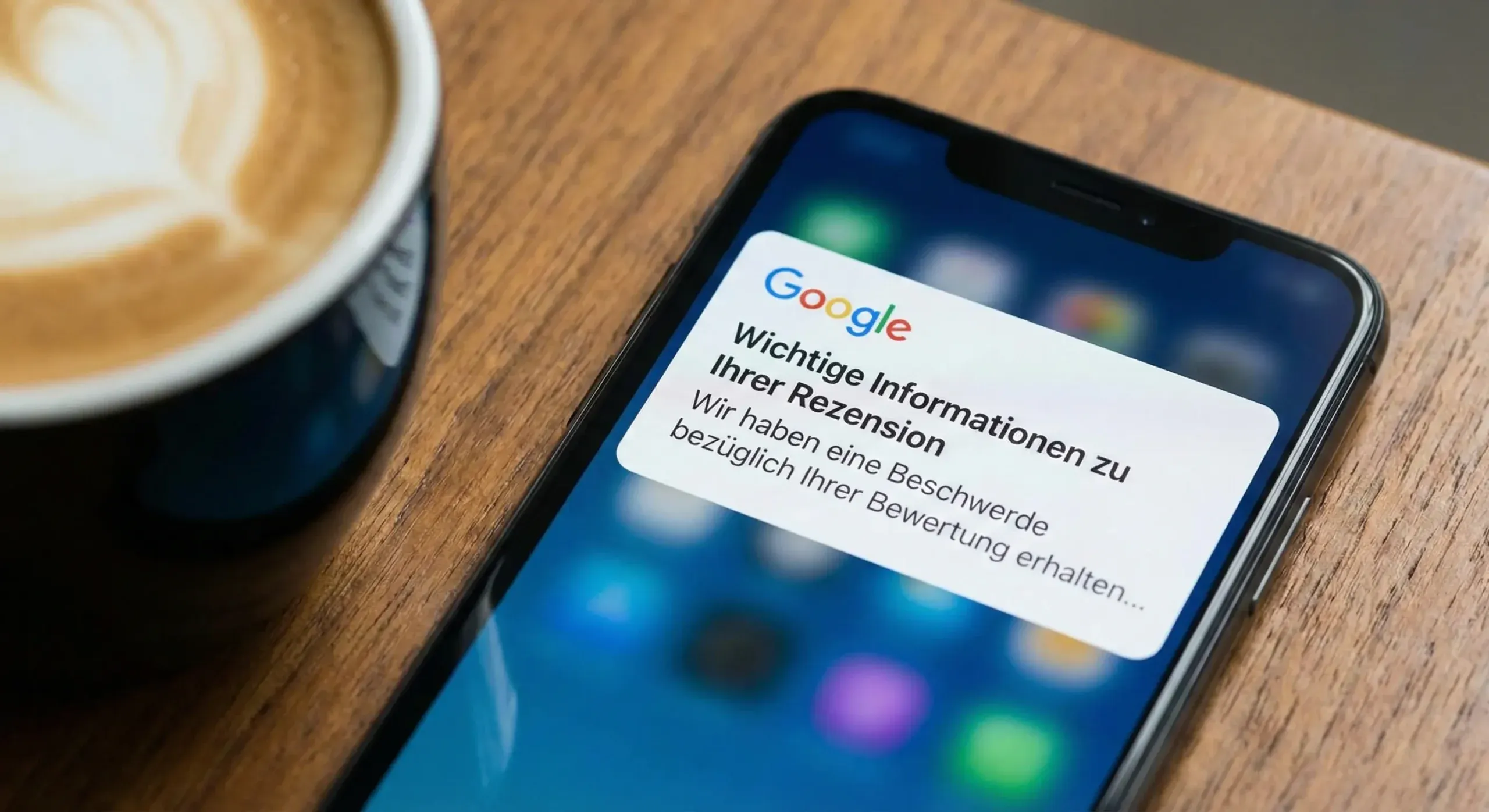 Schritt 2: Google leitet die Beschwerde über die gemeldete Bewertung an den Bewerter weiter
