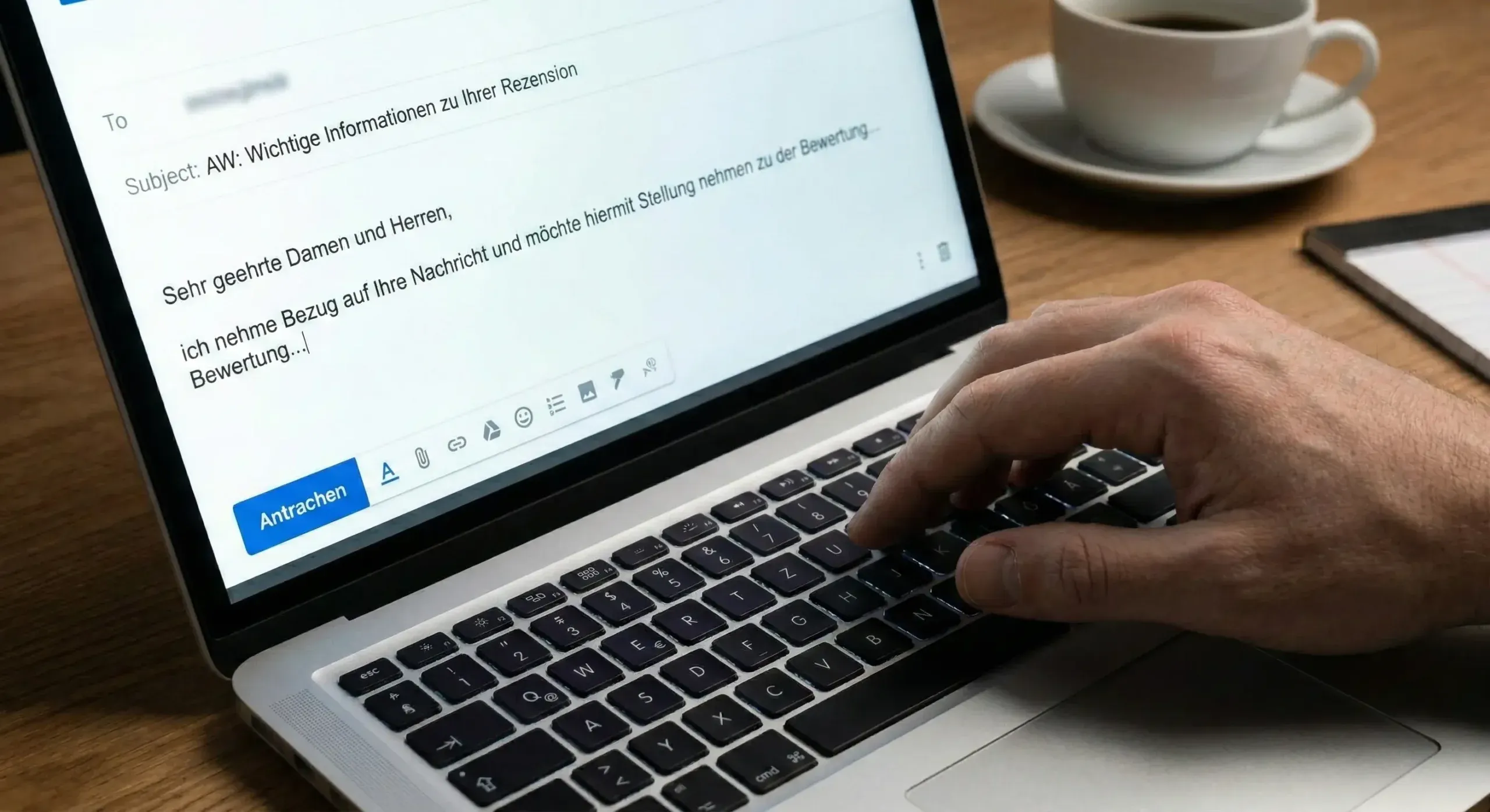 Schritt 3: Google fordert den Bewerter auf, eine Stellungnahme zur gemeldeten Bewertung abzugeben